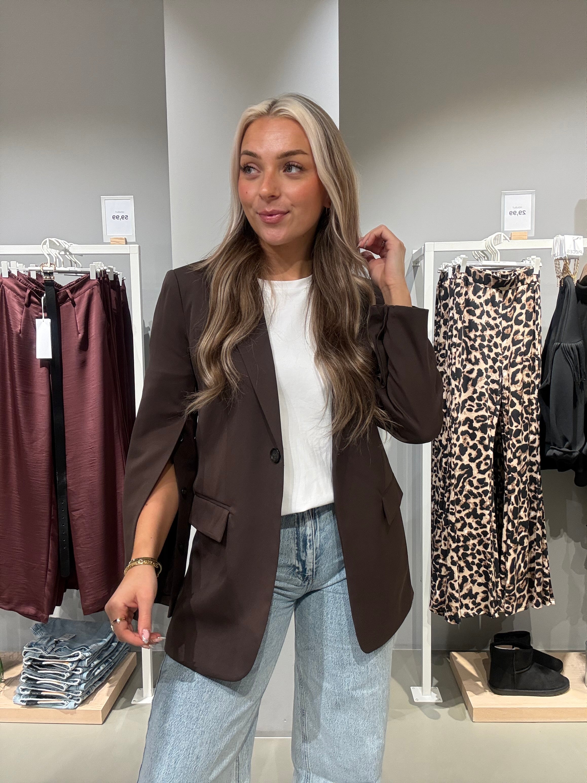 VIMOREJA Blazer - Coffee Bean